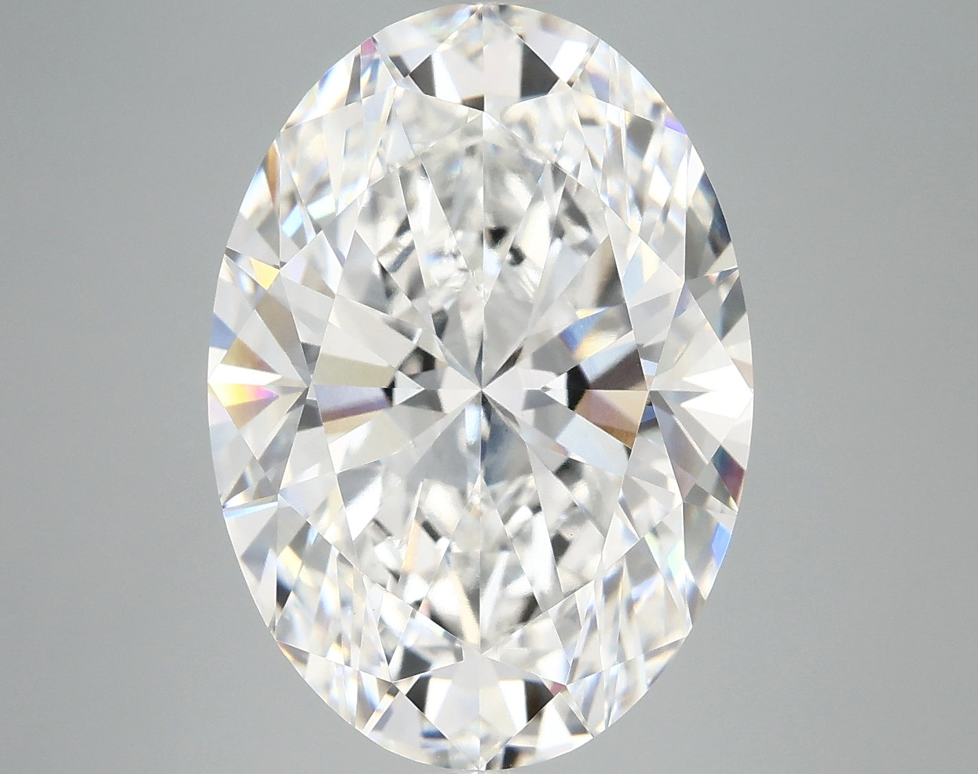 8.15 Carat Oval Lab Grown Diamond