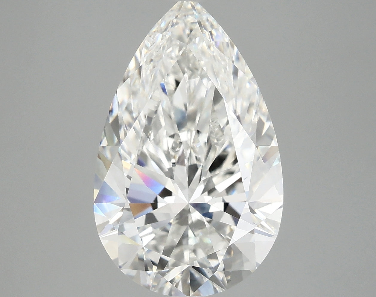 5.00 Carat Pear Lab Grown Diamond