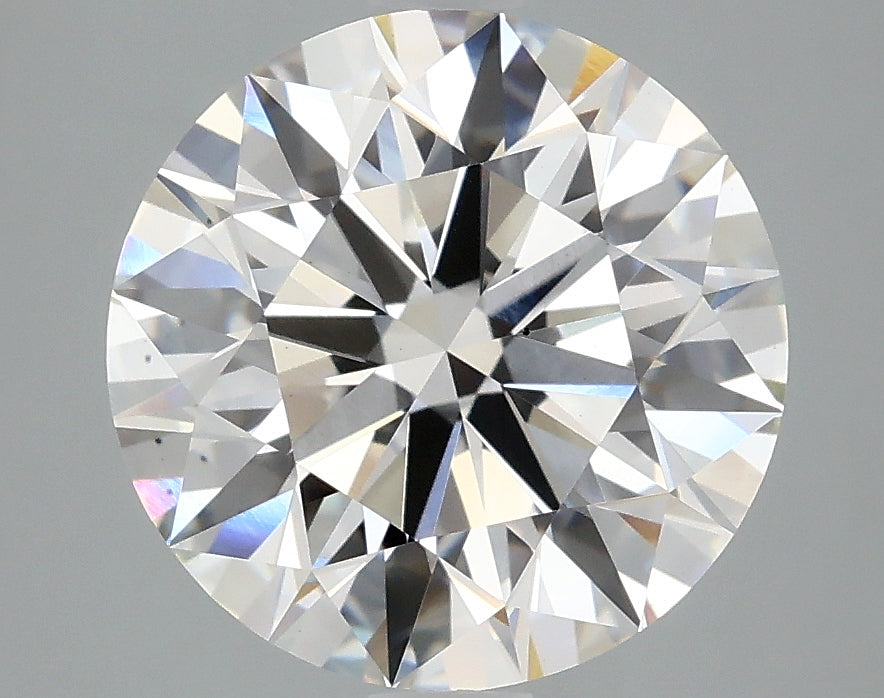 3.67 Carat Round Lab Grown Diamond