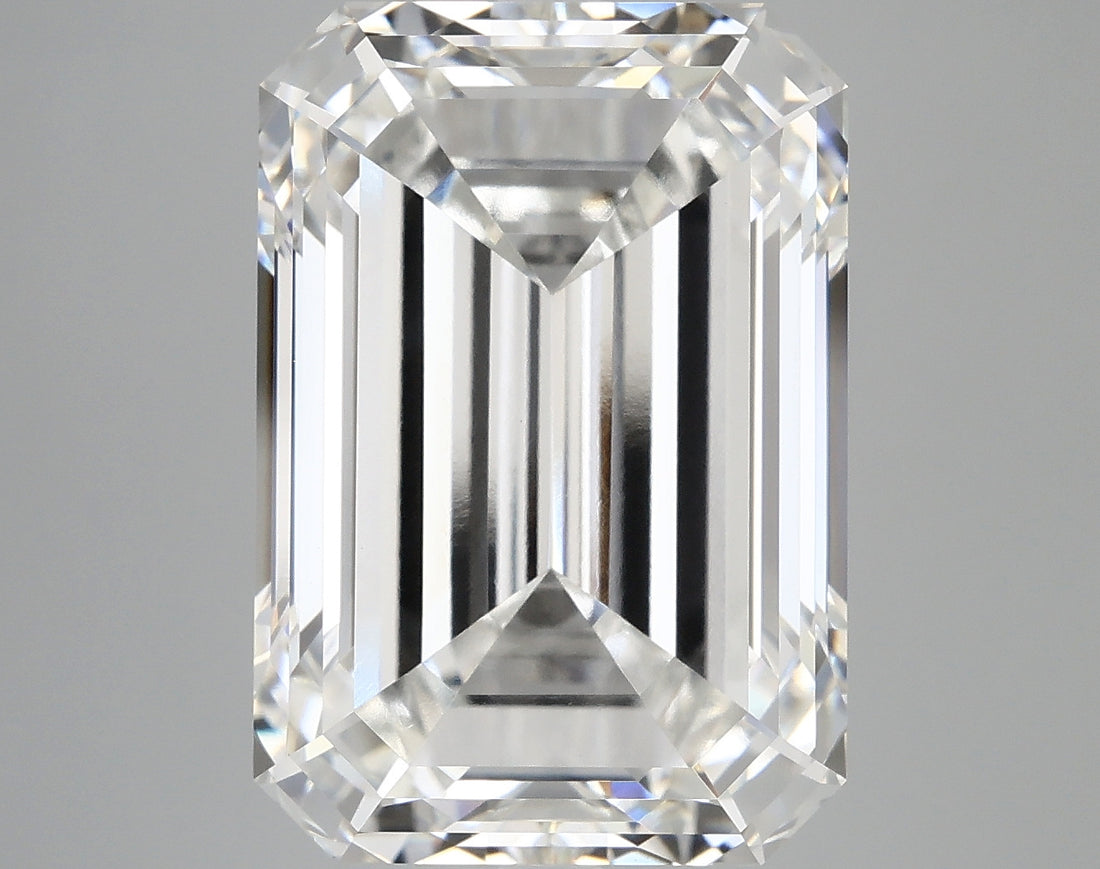 12.34 Carat Emerald Lab Grown Diamond