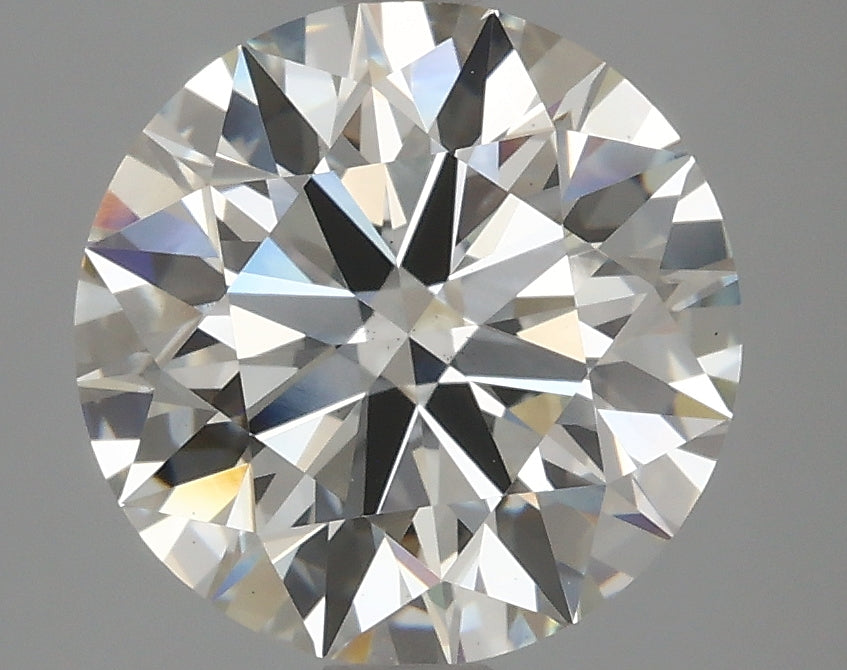 3.77 Carat Round Lab Grown Diamond