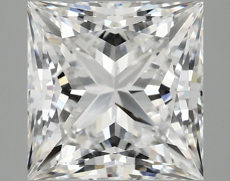 4.09 ct Princess Diamond | E | VS1 | EX