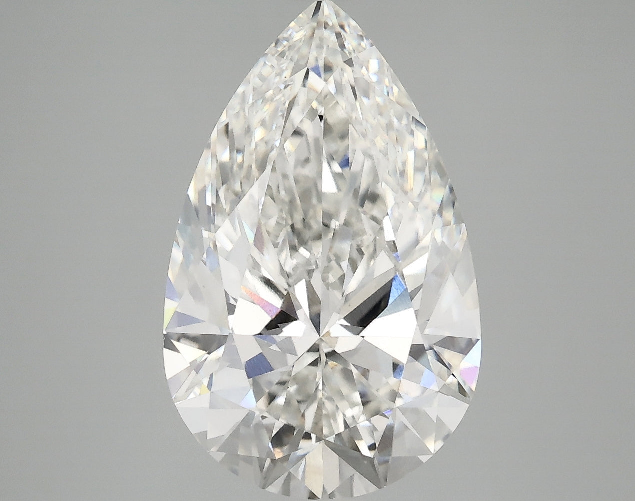 5.00 Carat Pear Lab Grown Diamond