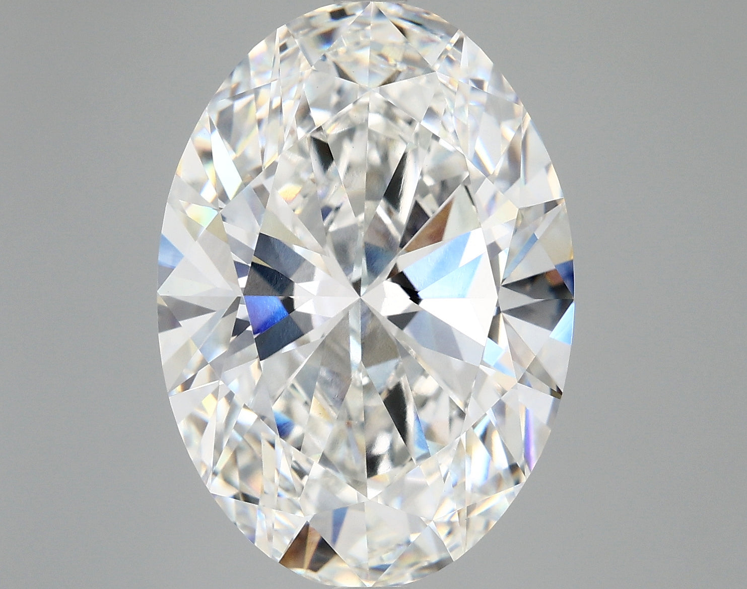 9.64 Carat Oval Lab Grown Diamond